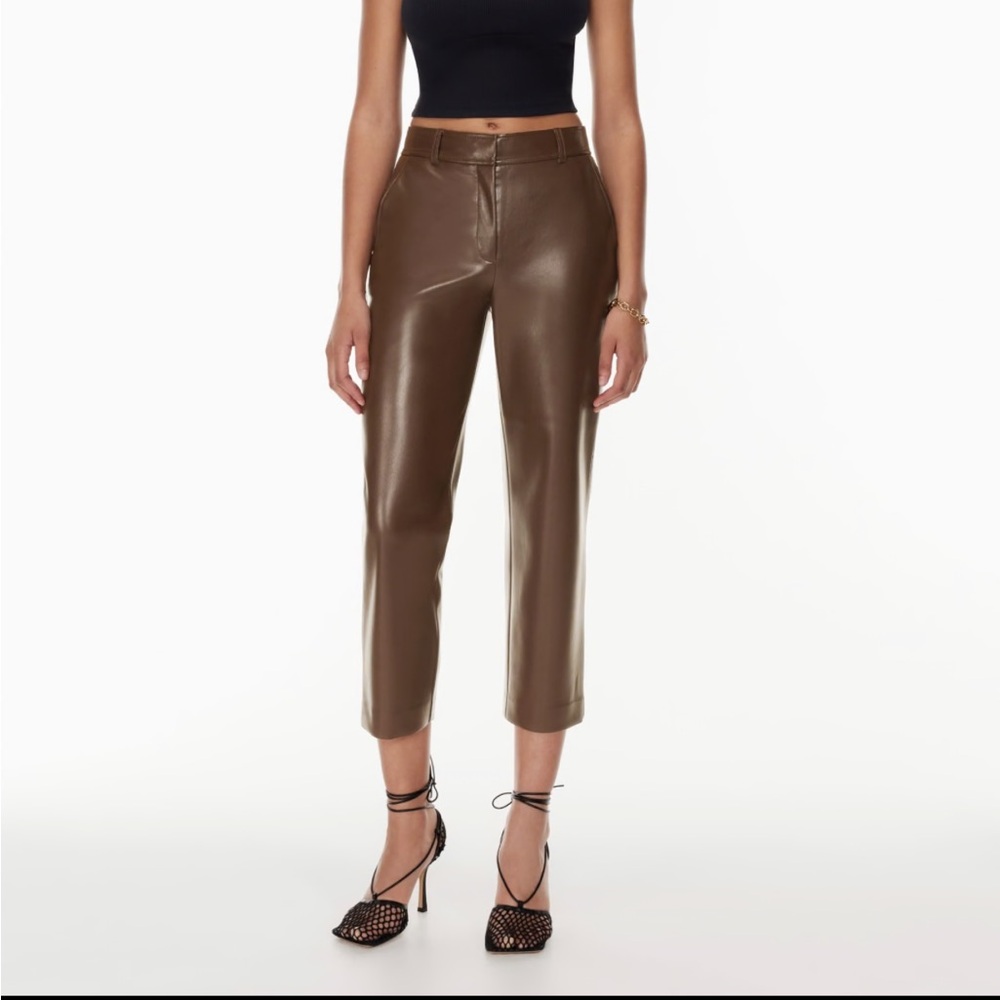 Aritzia leather pants
